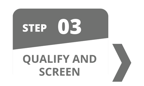 03 Qualify and Screen Amplify Recruiting 5 Step Process